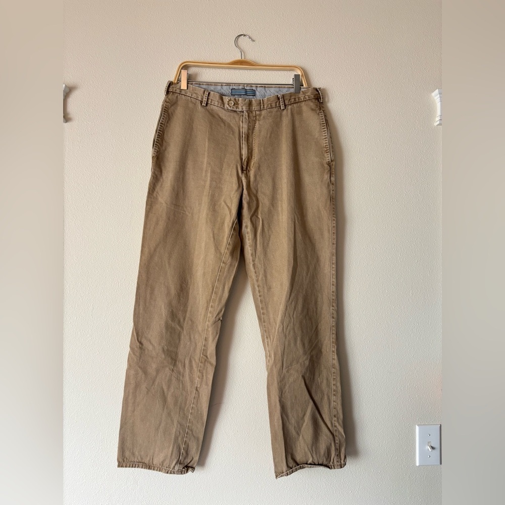 Peter Millar Men's Khaki Chinos Size 34